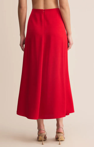 Z Supply | Northpointe Midi Skirt Festive Red