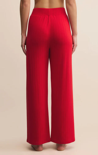 Z Supply | Luxe Pointelle Pant Festive Red