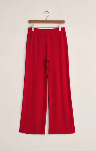 Z Supply | Luxe Pointelle Pant Festive Red