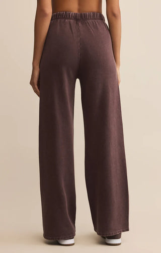 Z Supply | Hunter Knit Pant Chocolate Cherry