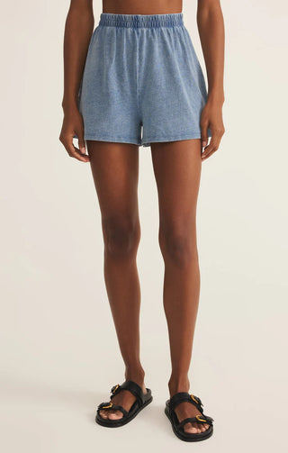Z Supply | Scout Jersey Denim Short M. Indigo