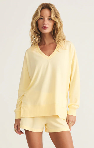 Z Supply | Modern V Neck Weekender Mellow Yellow