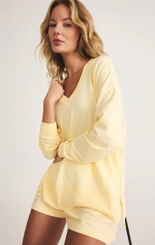 Z Supply | Modern V Neck Weekender Mellow Yellow