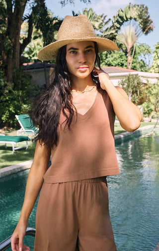 Z Supply | Sloan V-Neck Top Teakwood