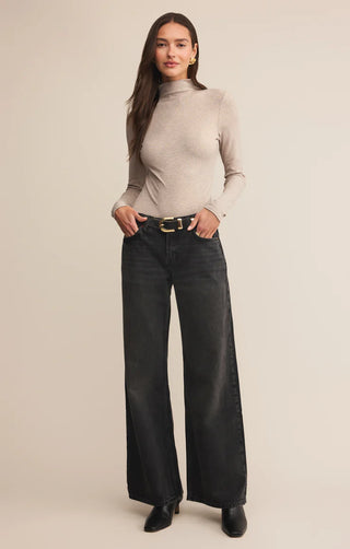 Z Supply | Lira Second Skin Top Natural Heather