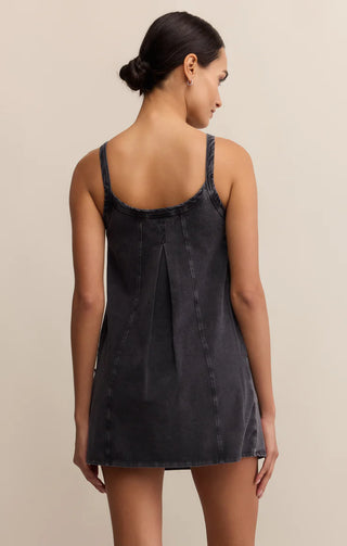Z Supply | Jet Set Mini Dress Black Sand