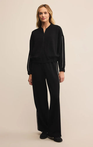 Z Supply | On Track Oversized Jacket Black