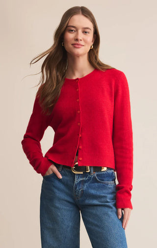 Z Supply | Medina Cozy Cardigan Festive Red