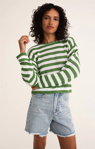 Z Supply | Prado Stripe Sweater Lawn
