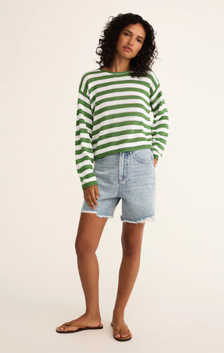 Z Supply | Prado Stripe Sweater Lawn