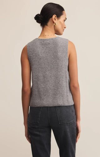 Z Supply | Bryce Sweater Vest Medium Heather Grey
