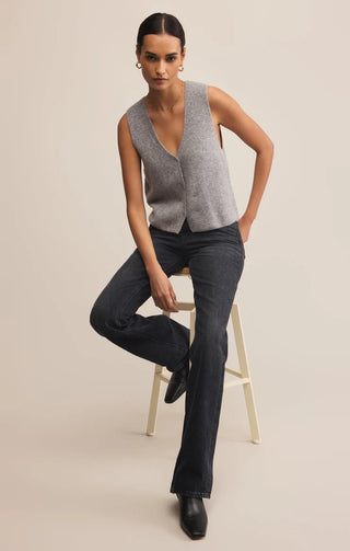 Z Supply | Bryce Sweater Vest Medium Heather Grey