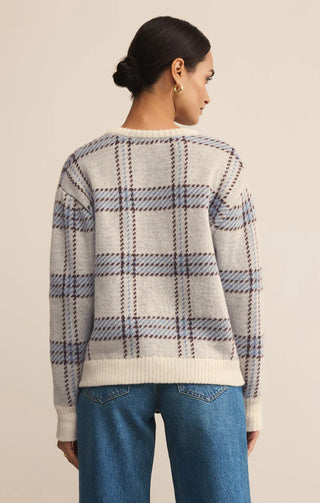 Z Supply | Junction Plaid Sweater Natural