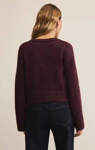 Z Supply | Breen Crop Cardigan Merlot