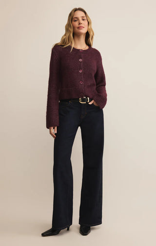 Z Supply | Breen Crop Cardigan Merlot