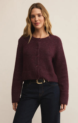 Z Supply | Breen Crop Cardigan Merlot