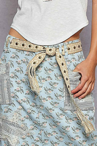 POL | Studded Wrap Belt Neutral