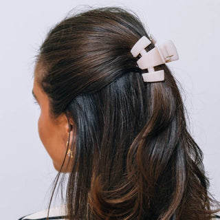 TELETIES | Classic Almond Beige Petite Hair Clip