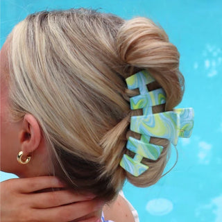 TELETIES | By The Sea Shore Large Claw Clip