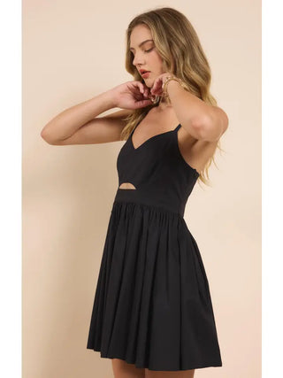 Sadie & Sage | Shades On Front Mini Dress Black
