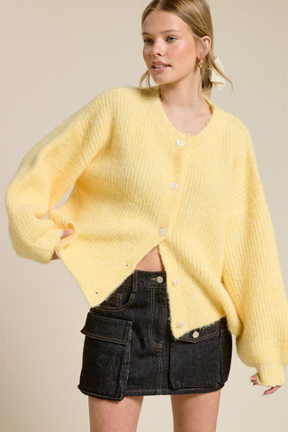 Mimosa | Ashland Balloon Sleeve Cardigan Butter
