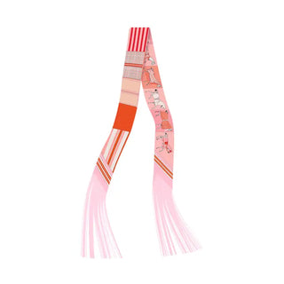 Gemelli | Frilly Scarf with Fringe - N