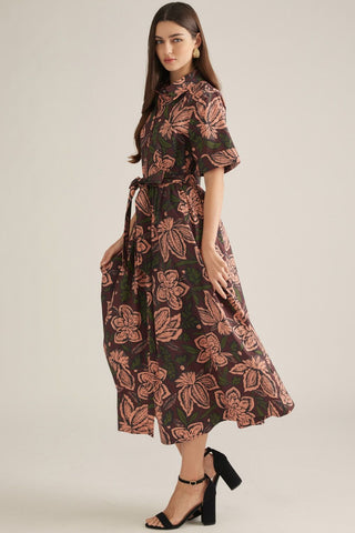 Haley Dress Burgundy
