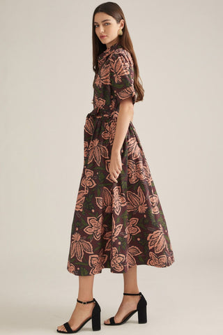 Haley Dress Burgundy