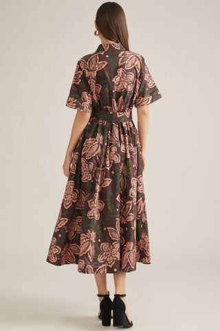 Haley Dress Burgundy