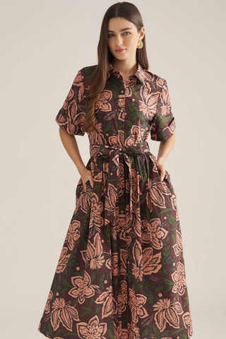Haley Dress Burgundy