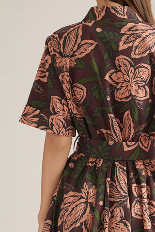 Haley Dress Burgundy