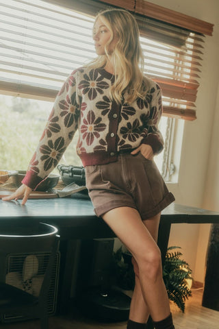 Entro | Tru Cuff Shorts Brown