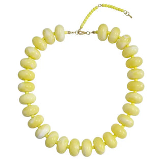 Gemelli | Marlan Chunky Beaded Necklace - Yellow Mix