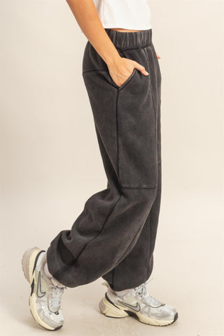 Leah Snow Comfort Jogger Black [Door Buster]
