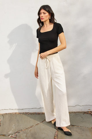 Dress Forum | Genai Light Knit Square Top Black