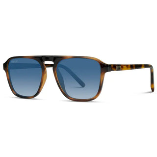 WMP EYEWEAR | Emerson - Whiskey Brown / Blue Gradient Lens