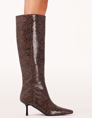 Billini Xabrina Boot Chocolate Snake