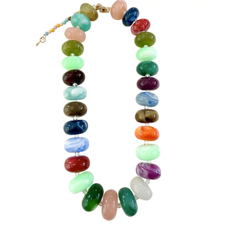 Gemelli | Marlan Chunky Beaded Necklace - Dark Multi