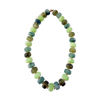 Gemelli | Morris Chunky Beaded Necklace - Green