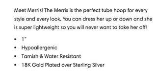 Sahira | Merris Hoop
